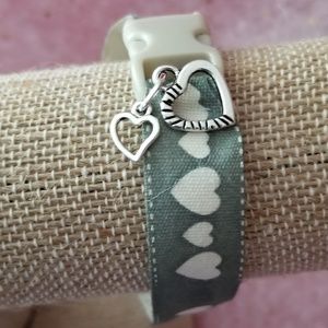 Bohemian Floating Heart Charm Bracelet